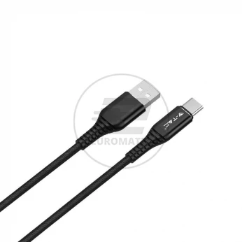 Przewód Micro USB V-TAC Typ C 1M Czarny Seria Złota VT-5352