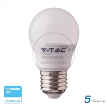 Żarówka LED VT-290 SAMSUNG CHIP 7W E27 G45 4000K 600lm A+ 180st. 867