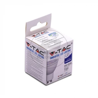Żarówka LED VT-290 CHIP 8W GU10 6400K 720lm A+ 110st. 874