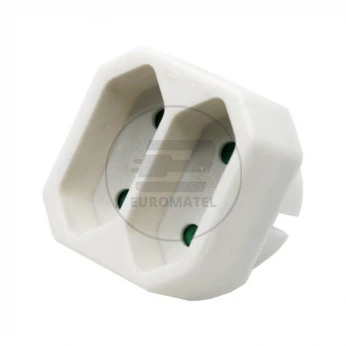 Rozgałęźnik 2 wtyczki płaskie 2.5A V-TAC VT-1022