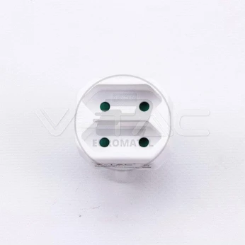 Rozgałęźnik 2 wtyczki płaskie 2.5A V-TAC VT-1022
