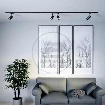 Oprawa 18W LED V-TAC Track Light SAMSUNG CHIP CRI90+ Czarna 24st VT-418 3000K 1260lm 5 Lat Gwarancji
