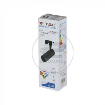 Oprawa 18W LED V-TAC Track Light SAMSUNG CHIP CRI90+ Czarna 24st VT-418 4000K 1260lm 5 Lat Gwarancji