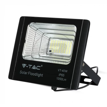 Projektor LED Solarny VT-40W 16W 6000K 1050lm IP65 94008