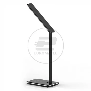 Lampa Biurkowa VT-7405 5W 2700K-6500K Bezprzewodowa ładowarka Czarna 8600