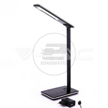 Lampa Biurkowa VT-7405 5W 2700K-6500K Bezprzewodowa ładowarka Czarna 8600