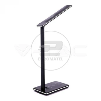 Lampa Biurkowa VT-7405 5W 2700K-6500K Bezprzewodowa ładowarka Czarna 8600