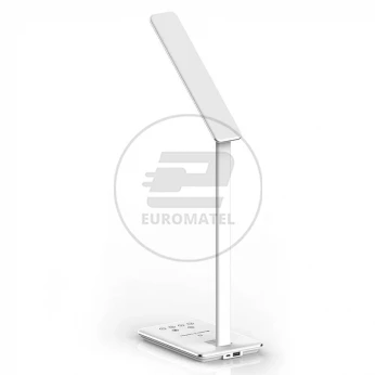 Lampa Biurkowa VT-7405 5W 2700K-6500K Bezprzewodowa ładowarka Biała 8601