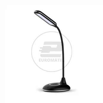 Lampa Biurkowa VT-7405 5W 2700K-6500K Bezprzewodowa ładowarka Czarna 8604