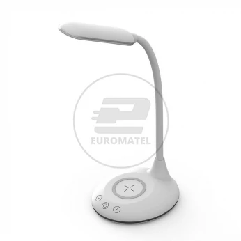 Lampa Biurkowa VT-7405 5W 2700K-6500K Bezprzewodowa ładowarka Biała 8605