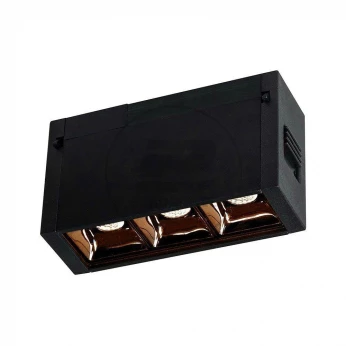 Oprawa Szynosystemu Magnetycznego V-TAC 3W 24V LED Czarna CRI90+ UGR19 VT-4143 3000K 240lm 3 Lata Gwarancji
