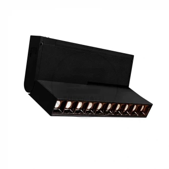 Oprawa Szynosystemu Magnetycznego V-TAC 20W 24V LED Czarna CRI90+ UGR19 VT-4220 3000K 1200lm 3 Lata Gwarancji