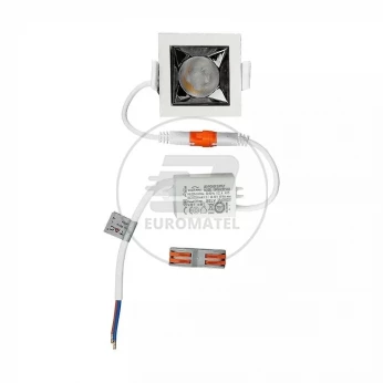 Oprawa V-TAC Downlight SAMSUNG CHIP 4W UGR19 CRI90+ 12st VT-2-04 2700K 320lm 5 Lat Gwarancji