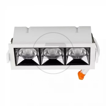 Oprawa V-TAC Downlight SAMSUNG CHIP 12W UGR19 CRI90+ 12st VT-2-12 4000K 960lm 5 Lat Gwarancji
