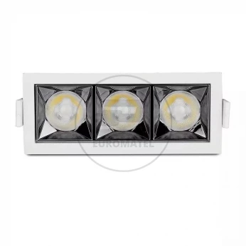 Oprawa V-TAC Downlight SAMSUNG CHIP 12W UGR19 CRI90+ 12st VT-2-12 4000K 960lm 5 Lat Gwarancji