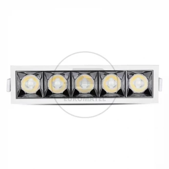 Oprawa V-TAC Downlight SAMSUNG CHIP 20W UGR19 CRI90+ 12st VT-2-21 5700K 1600lm 5 Lat Gwarancji