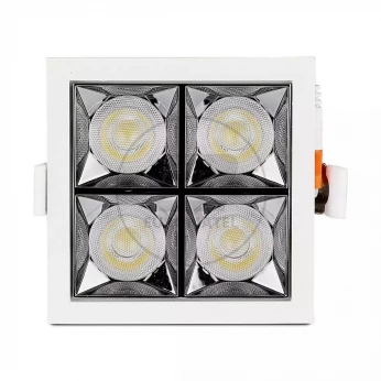 Oprawa V-TAC Downlight SAMSUNG CHIP 16W UGR19 CRI90+ 36st VT-2-16 2700K 1280lm 5 Lat Gwarancji