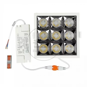 Oprawa V-TAC Downlight SAMSUNG CHIP 36W UGR19 CRI90+ 36st VT-2-36 5700K 2880lm 5 Lat Gwarancji