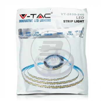 Taśma LED SMD2835 18W/M 240LED/M 4500K IP20 5M 2165