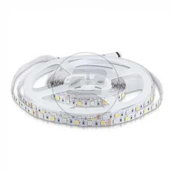 Taśma LED VT-5050 SMD5050 10W/M 60LED/M RGB+3000K IP20 5M 2553