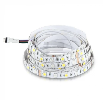 Taśma LED VT-5050 SMD5050 10W/M 60LED/M RGB+3000K IP20 5M 2553
