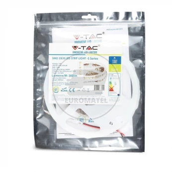 Taśma LED V-TAC S-Shape Zig Zag do zakrętów SMD2835 300LED 12V IP20 VT-2835-60-S 3000K 300lm
