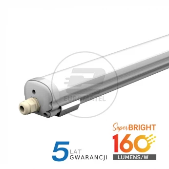 Oprawa Hermetyczna V-TAC X-SERIES 120cm 24W 160lm/W VT-1524 6400K 3840lm 5 Lat Gwarancji