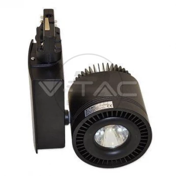 Oprawa Track Light LED V-TAC 45W COB CRI95+ Czarna VT-4545 6000K 2300lm