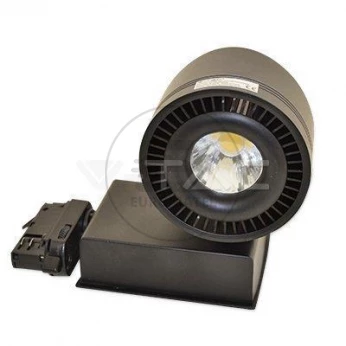 Oprawa Track Light LED V-TAC 45W COB CRI95+ Czarna VT-4545 6000K 2300lm