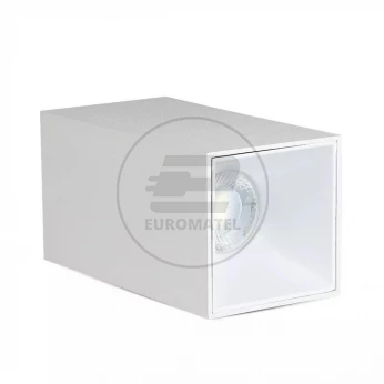 Oprawa Sufitowa V-TAC GU10 Kwadrat Natynkowa Biały 74x74x140mm VT-882 3 Lata Gwarancji
