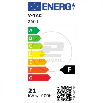 Taśma LED V-TAC SMD2110 3500LED 24V IP20 5mb CRI90+ 21W/m 150lm/W VT-2110 6400K 2000lm