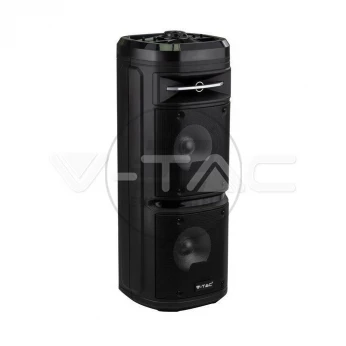 Głośnik przenośny V-TAC 30W Ładowanie Mikrofon USB FM Pilot VT-6207-2