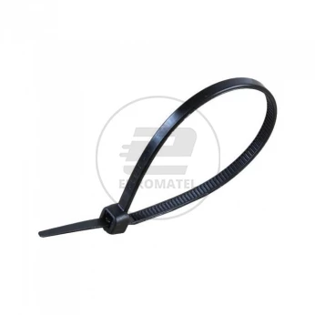 Opaska Zaciskowa V-TAC 2.5x150mm Czarna 8kg Nylon66 (Opak. 100szt)