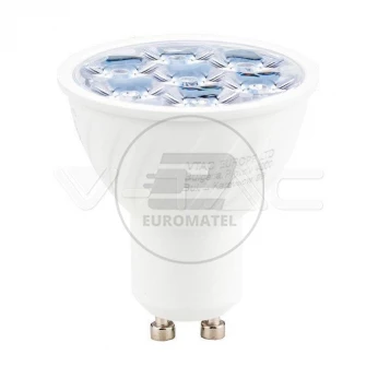 Żarówka LED V-TAC SAMSUNG CHIP GU10 6W 10st VT-249 4000K 500lm 5 Lat Gwarancji