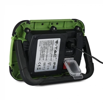 Projektor LED V-TAC 20W Ładowalny USB SAMSUNG CHIP Funkcja SOS 3,7V Li-Ion IP44 VT-20-R 4000K 1400lm