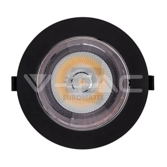 Oprawa Downlight V-TAC SAMSUNG CHIP 20W Czarna Uchylna VT-2-23 3000K 1600lm 5 Lat Gwarancji