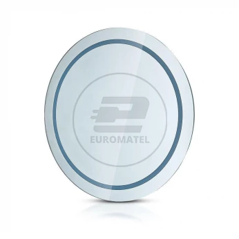 Lustro V-TAC 25W LED Anty Para Okrągłe 600x35mm IP44 Wł Dotyk Barwa CCT 3w1 VT-8602 3W1 750lm