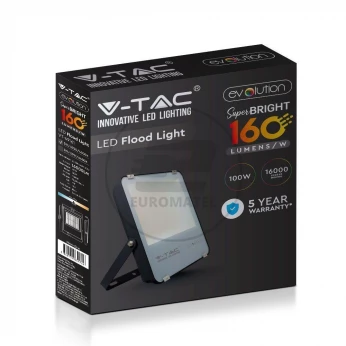Projektor LED 100W 16000lm 6400K 160lm/W IP65 IK06 Czarny 5921