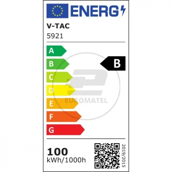 Projektor LED 100W 16000lm 6400K 160lm/W IP65 IK06 Czarny 5921