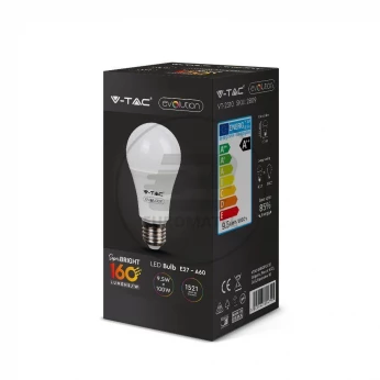 Żarówka LED 9,5W E27 A60 4000K 1521lm 200st. 160lm/w Neutralna A++ 2810