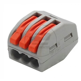 Złączka Instalacyjna 3x4mm 0.08-2.5(4.0)mm NYLON 32A V-TAC