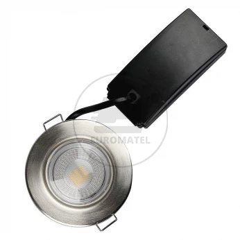 Oczko LED SAMSUNG CHIP 5W Hermetyczne IP65 Ściemnialne Satyna VT-855 3000K 500lm