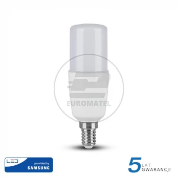 Żarówka LED V-TAC SAMSUNG CHIP 8W E14 T37 VT-248 6400K 660lm 5 Lat Gwarancji