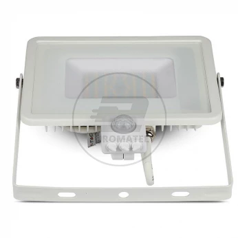 Projektor LED 50W 4000lm 6400K Dioda SAMSUNG z czujnikiem ruchu PIR Biały IP65 468