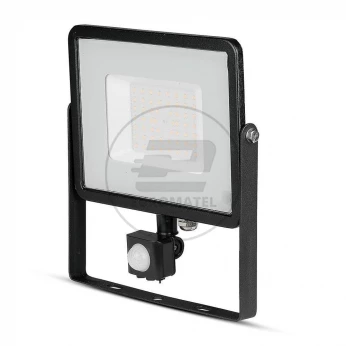 Projektor LED 50W 4000lm 3000K Dioda SAMSUNG z czujnikiem ruchu PIR Czarny IP65 469