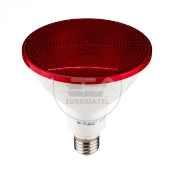 Żarówka LED V-TAC 17W PAR38 E27 IP65 Czerwony 1300lm