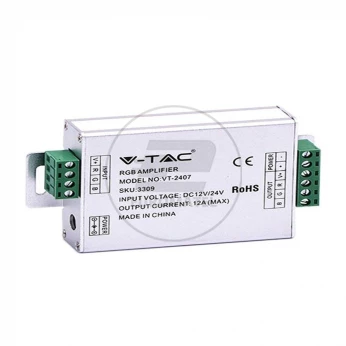 Wzmacniacz Taśm LED RGB 5050 12V-144W 24V-288W V-TAC VT-2407