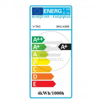 Żarówka LED V-TAC 4W Filament E14 Twist Świeczka Płomyk VT-1995 4000K 400lm