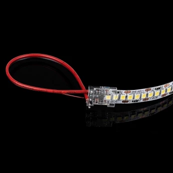 Konektor Złączka Taśm LED V-TAC Przeźroczysta Z przewodami Gęste/Zwykłe/COB 8mm