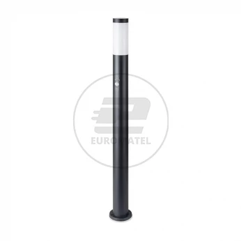 Słupek Ogrodowy V-TAC 110CM Czarny Czujnik Ruchu E27 VT-838